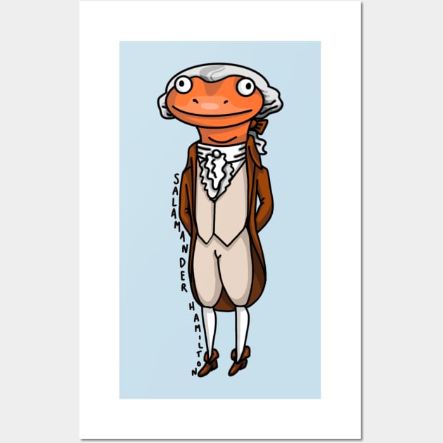 Salamander Hamilton Wall Art by thecurlyredhead